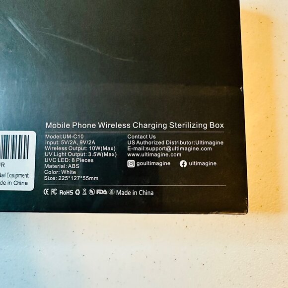 Mobile Phone Cell Phone Wireless Charging Sterilizing Box All purpose sanitizer - Picture 5 of 10